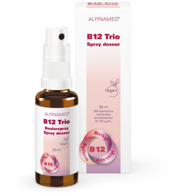 B12 Trio Spray doseur, Alpinamed®, 30ml