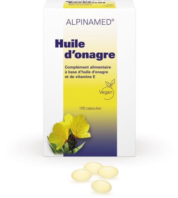 Huile d’onagre, Alpinamed®, 100 capsules